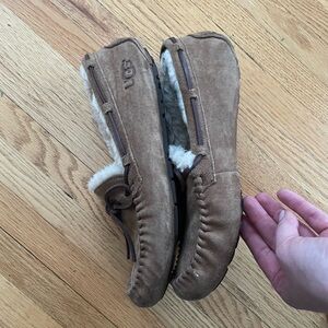 UGG Brown Suede Slippers
